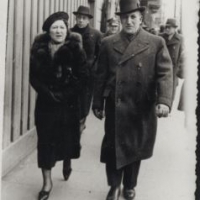 Karola with her brother Benjamin. Warsaw, 1930