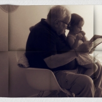 Bob and his granddaughter. 