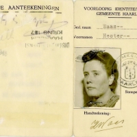 Hester's ID card from 1945.