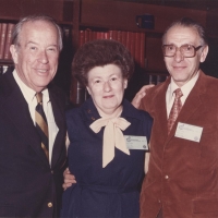 Paula and Klaus with Washington state senator Henry "Scoop" Jackson, 1982.