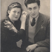 Klaus and Paula after they were reunited, September 1946.