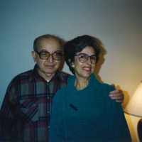 Stella with her husband Morris, 1992