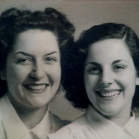 Laura Varon (Stella's sister left)  and Stella Tarica (right) unknown date 