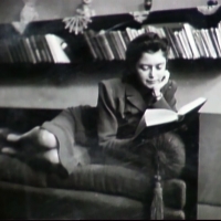 Vera reading a book, 1939.