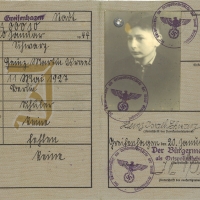 Heinz' passport, 1939.