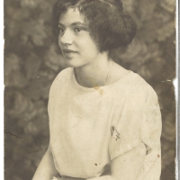 Joe's mom Berta, 17 years old. 1918.