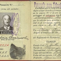 Edwin's, Joe's father, Chilean passport.
