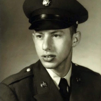 Joe in Army uniform, 1957-58.