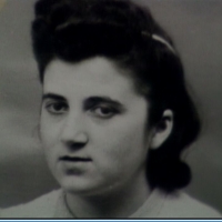 Ann's friend Marilla, a Jewish girl who shared a room with Ann at the labor camp, 1945.