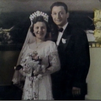 Wedding picture, Ann and Sol, September 11, 1949