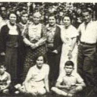 Top row second left Karola, bottom row, left Jurek, middle Irene. Summer 1934