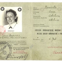 ID card issued for Anna (Irene) on July 6, 1943