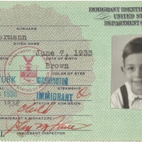 James' U.S. Identification Card with birth name ‘Klaus,’ 1938.