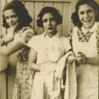Laureen, Marion and Susi Klein, Amsterdam, 1942.