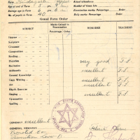 8. Hannah’s Upper Kindergarten Report Card